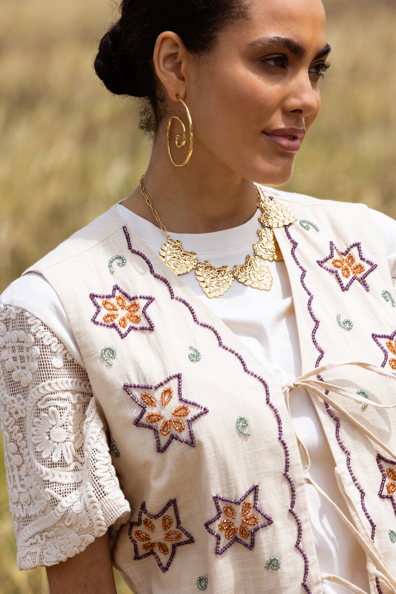 Nomads statement necklace with hearts | My Jewellery