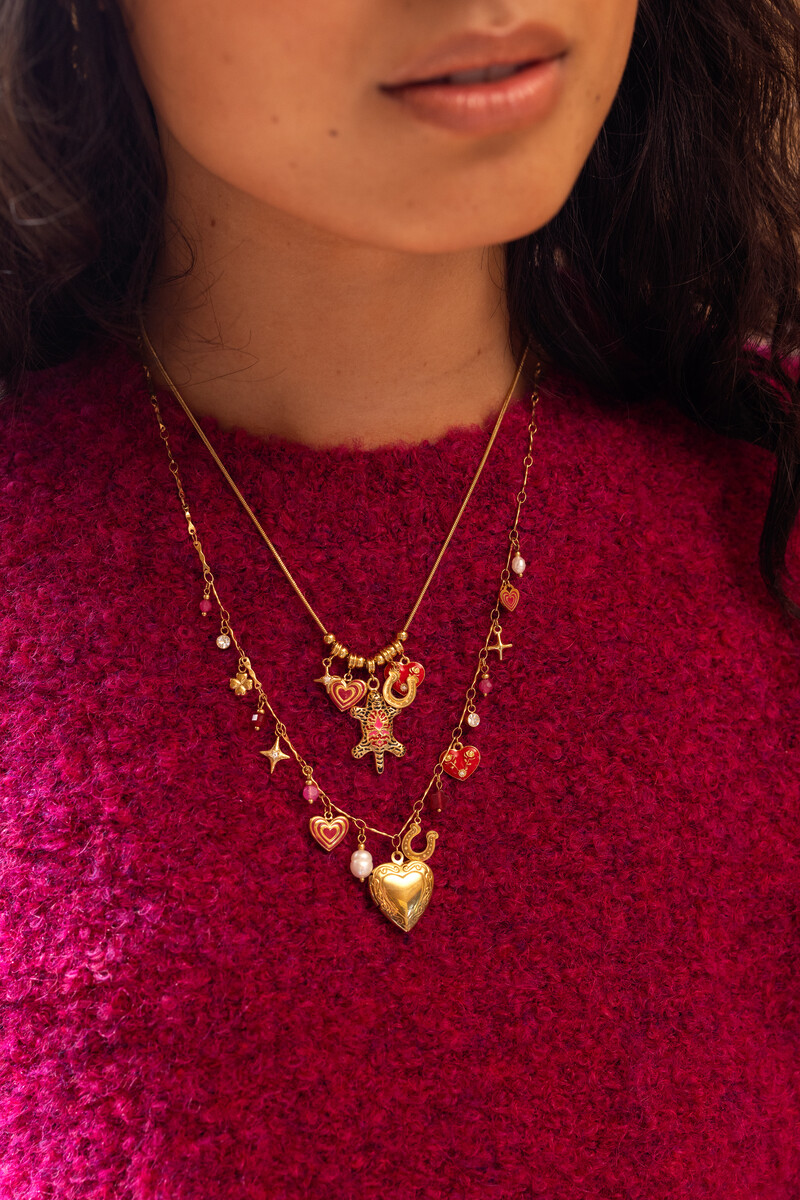 Mystic charm necklace with leopard | My Jewellery