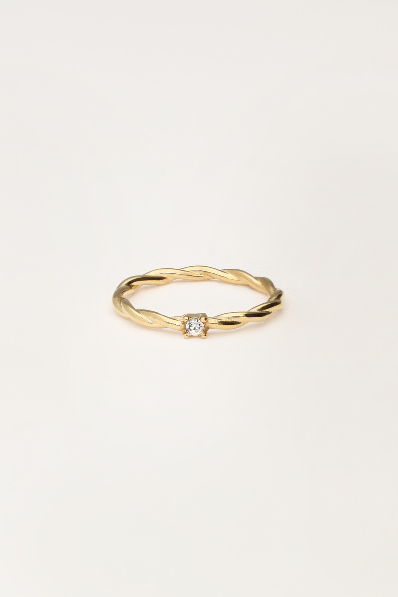 Single ice cubes ring