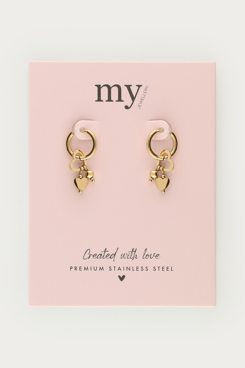 Small earrings with various hearts | My Jewellery