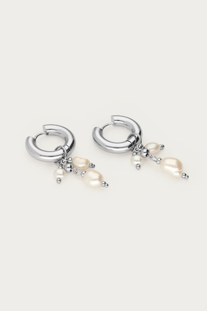 Small earrings with freshwater pearls | My Jewellery