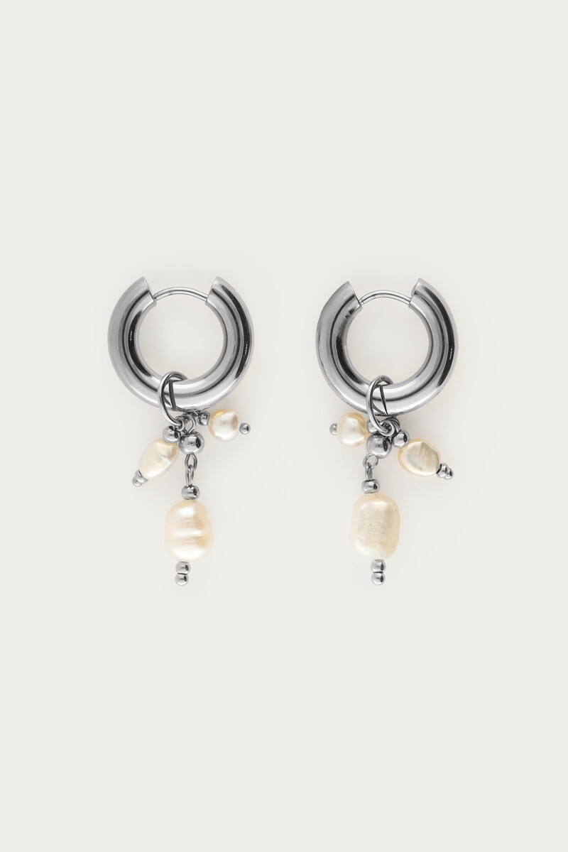 Small earrings with freshwater pearls | My Jewellery