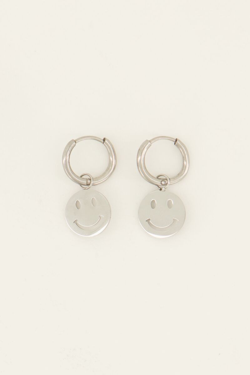 Oorringen met smiley | My Jewellery