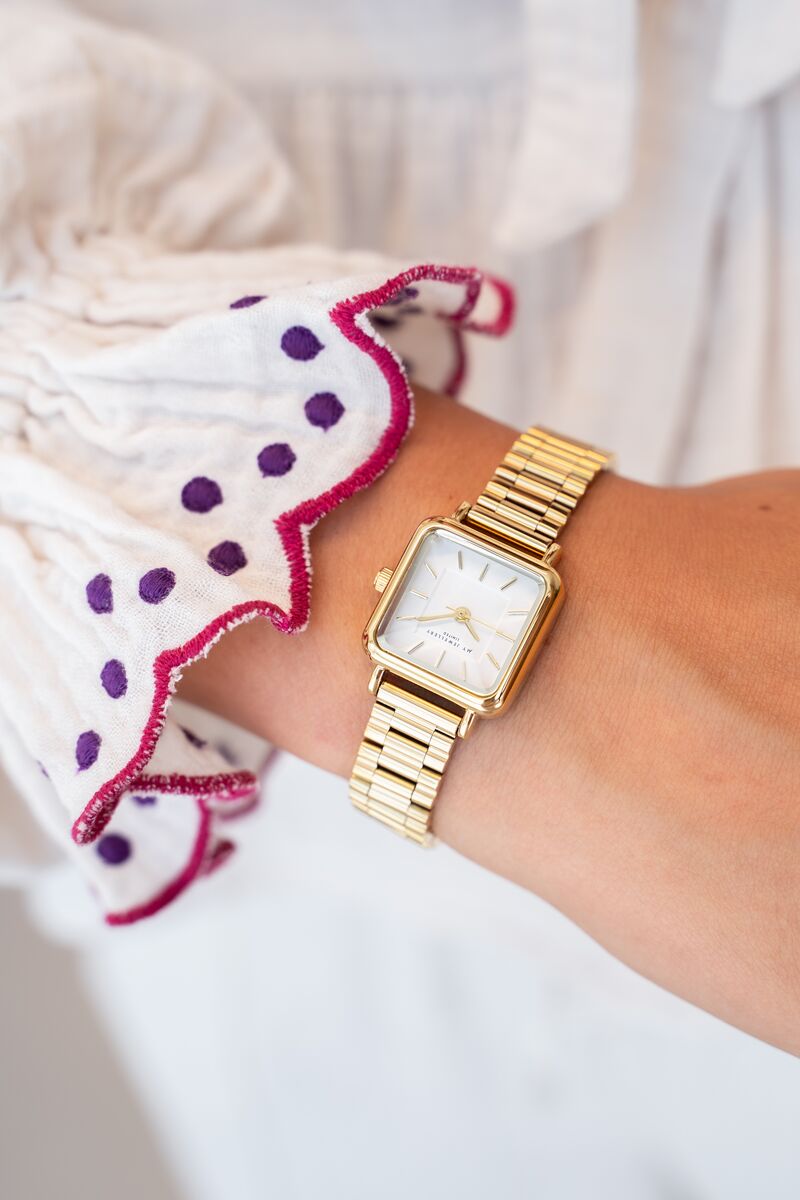 Vintage square watch with chain band | My Jewellery