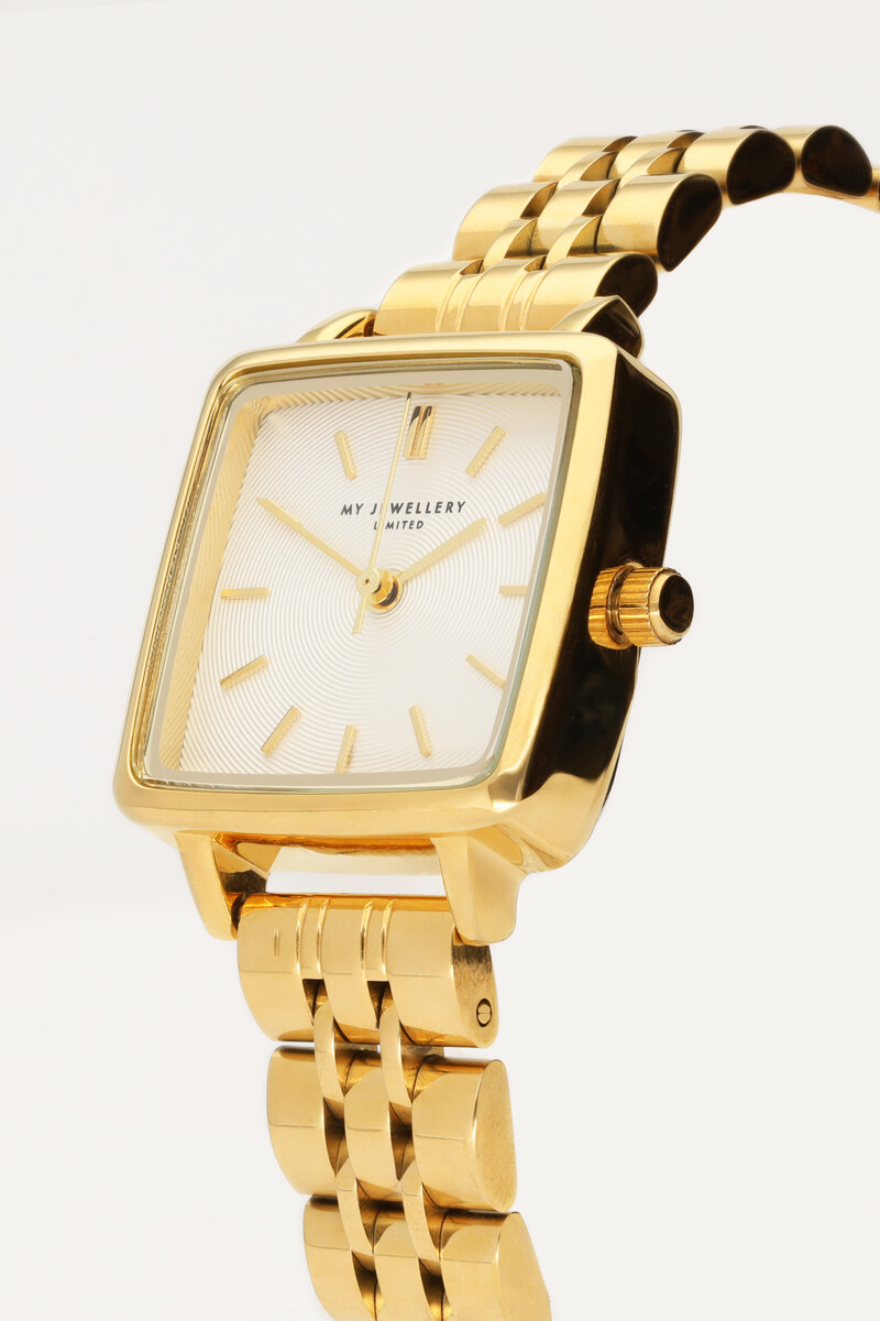 Square watch with chain strap | My Jewellery