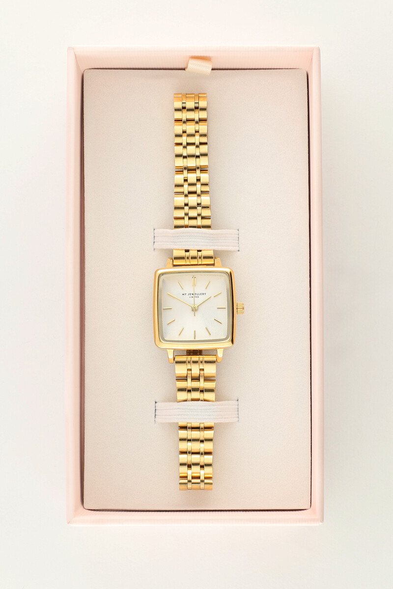 Square watch with chain strap | My Jewellery