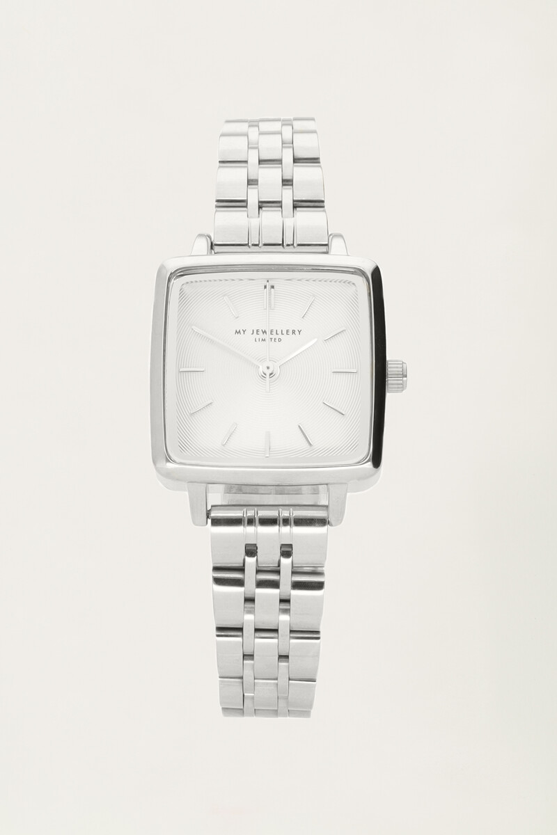 Vierkant horloge met schakelband 