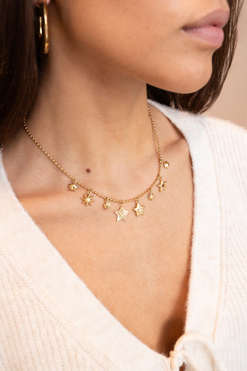 Starry charm necklace with stars My Jewellery