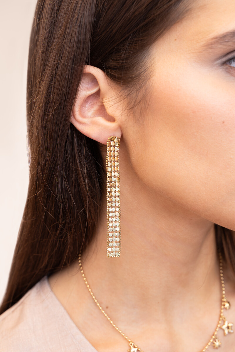 Starry statement drop earrings with coins | My Jewellery