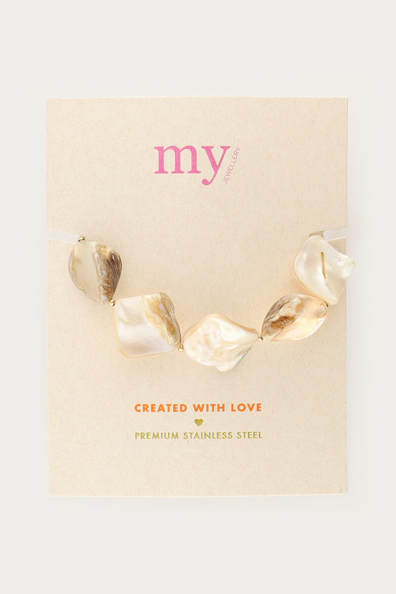 Statement bracelet with organic shells | My Jewellery