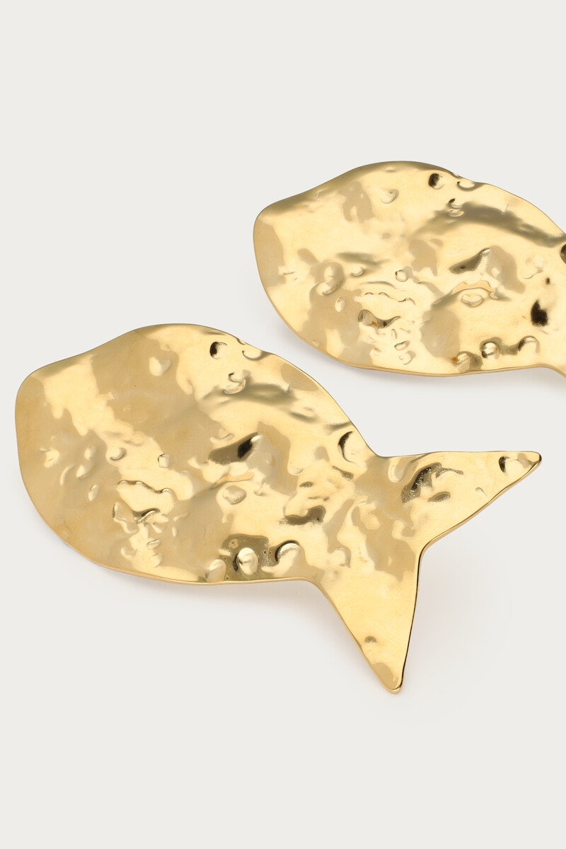 Statement drop earrings fish | My Jewellery