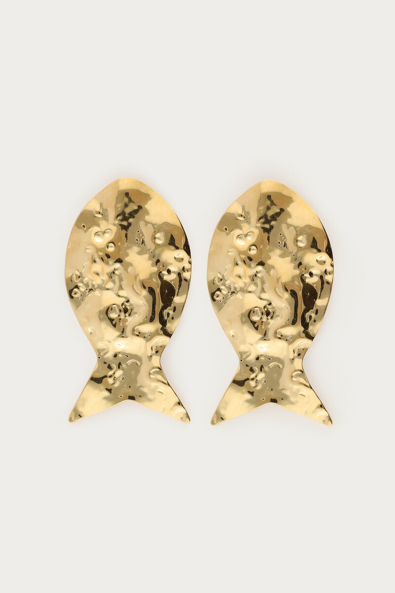 Statement drop earrings fish | My Jewellery