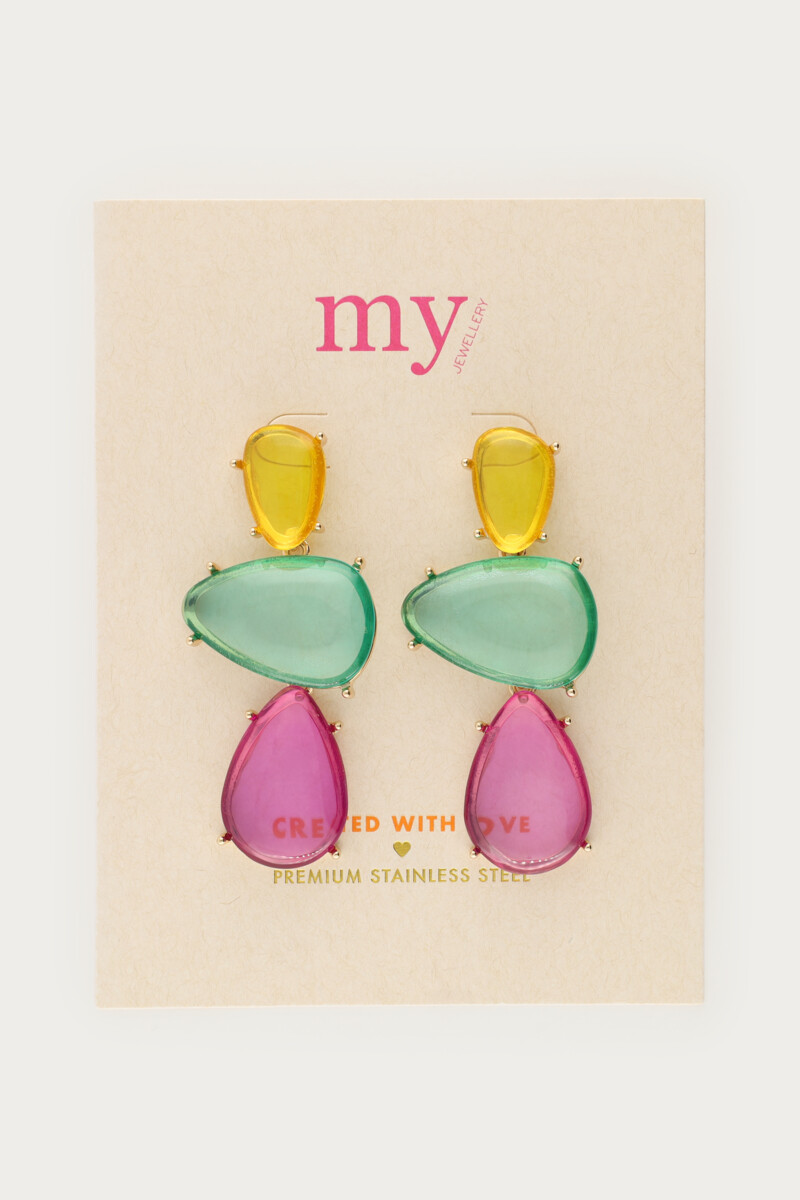 Statement earrings green | My Jewellery