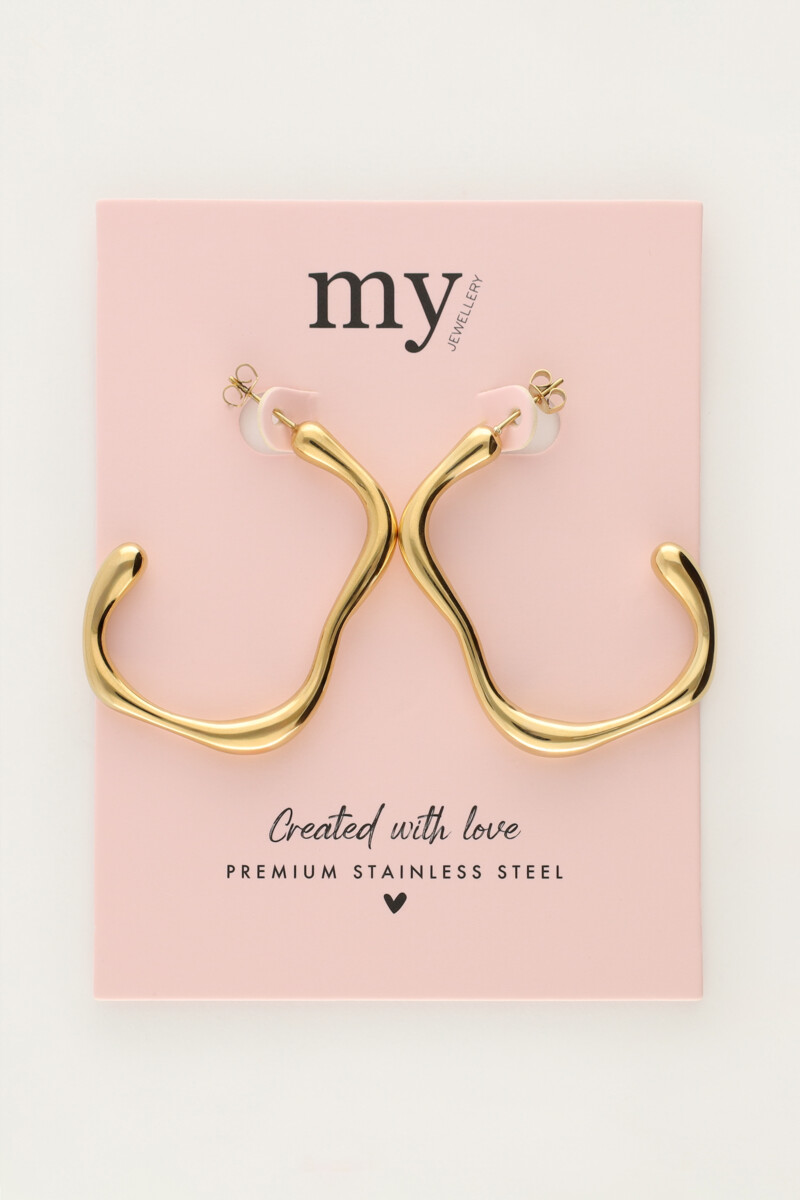 Statement earrings organic thin | My Jewellery