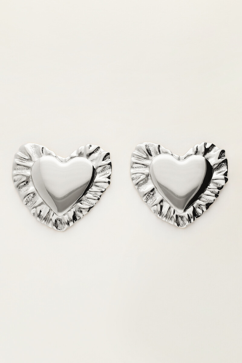 My jewellery Statement oorbellen met hartje