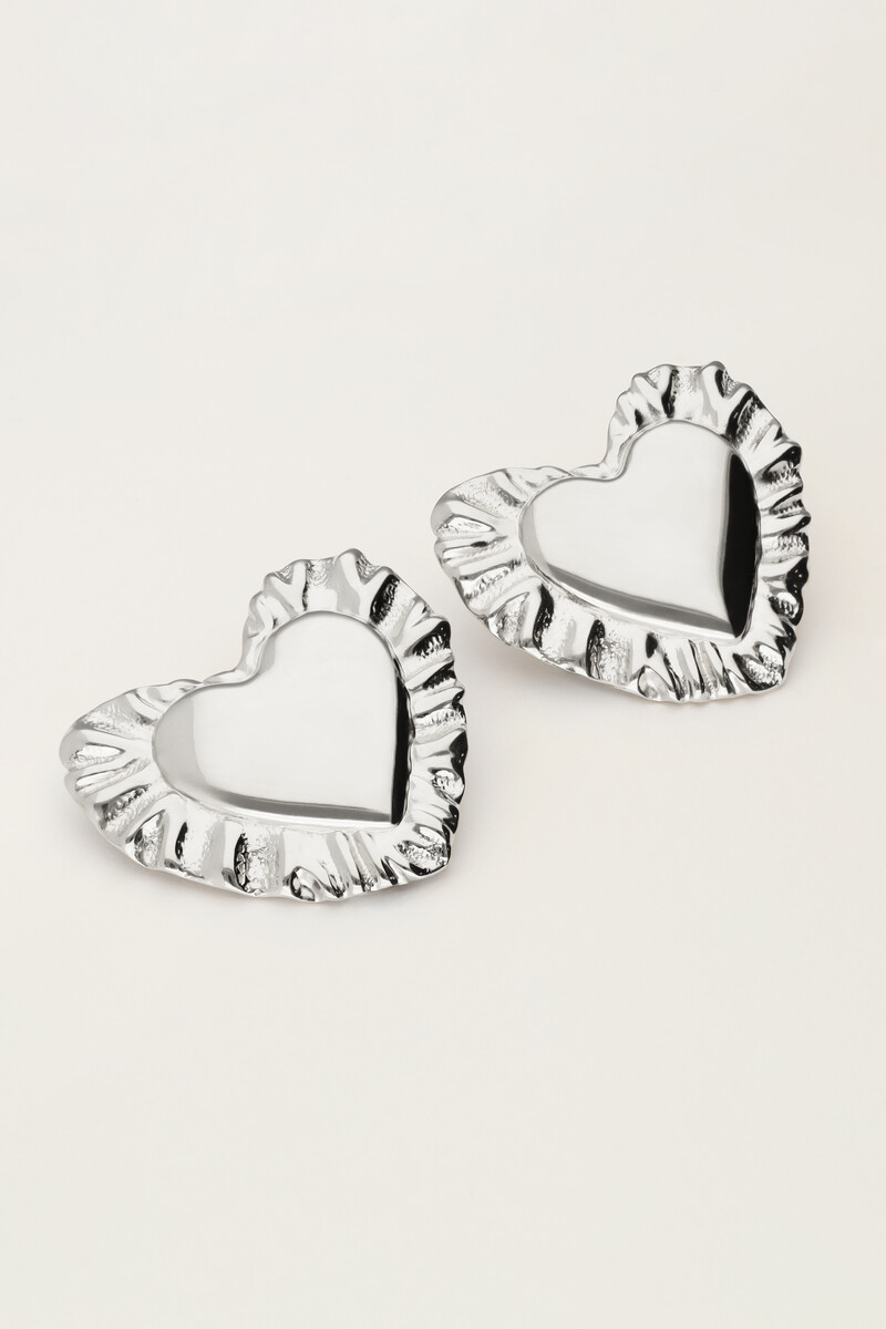 Statement earrings with heart | My Jewellery