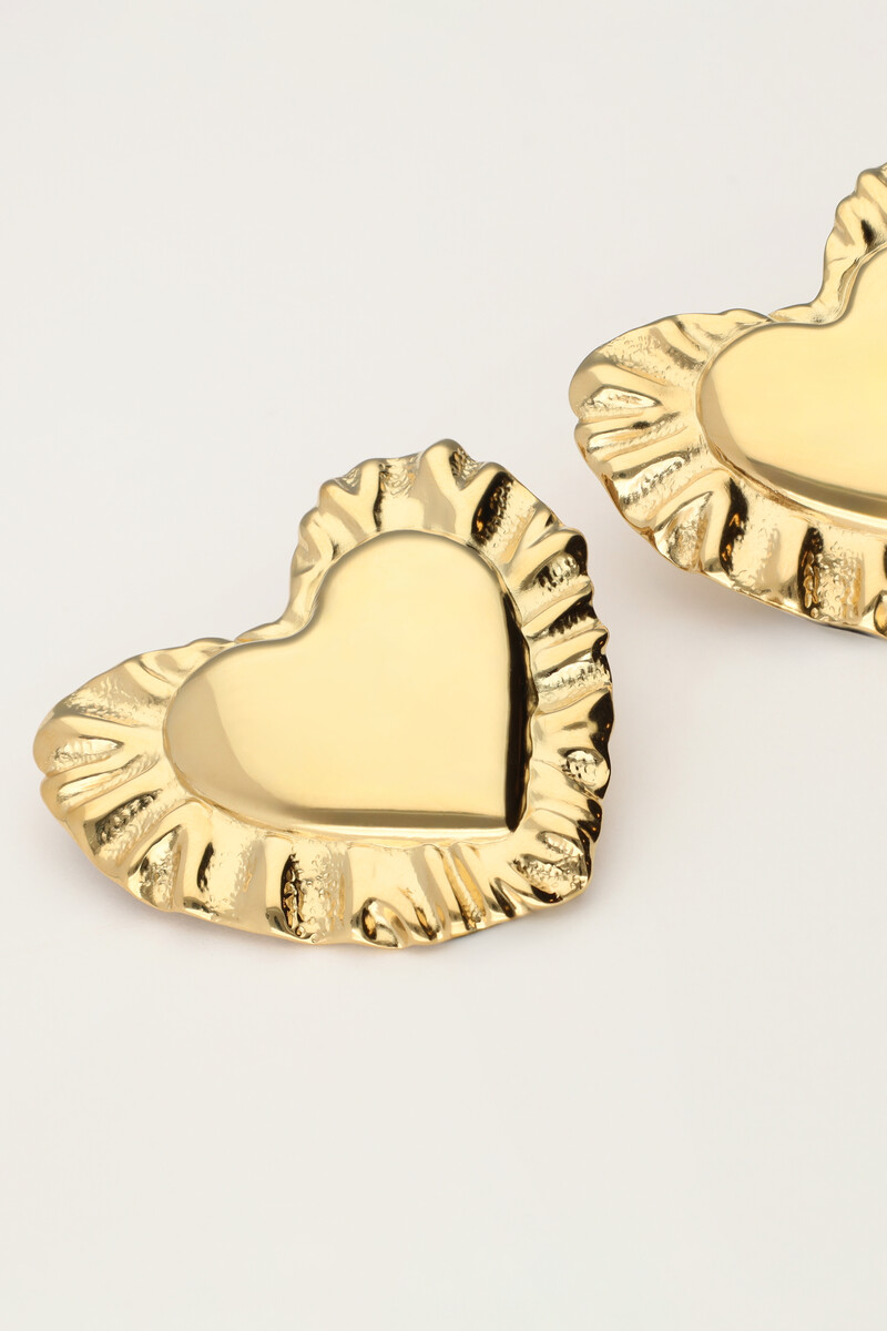 Statement earrings with heart | My Jewellery