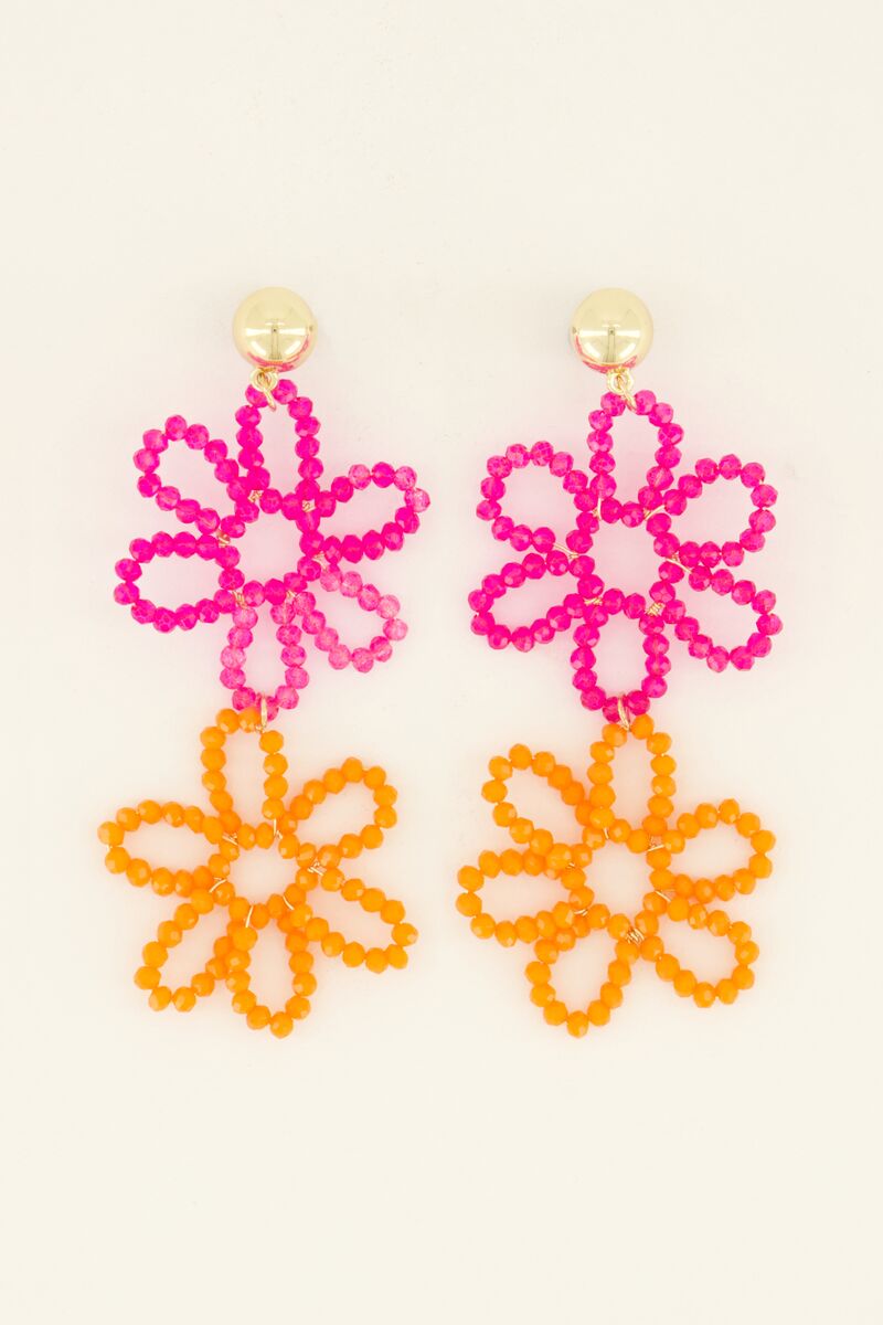 My jewellery Statement bloementjes oorbellen