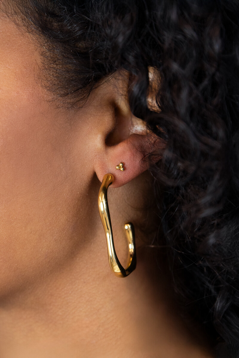 Statement earrings organic thin | My Jewellery