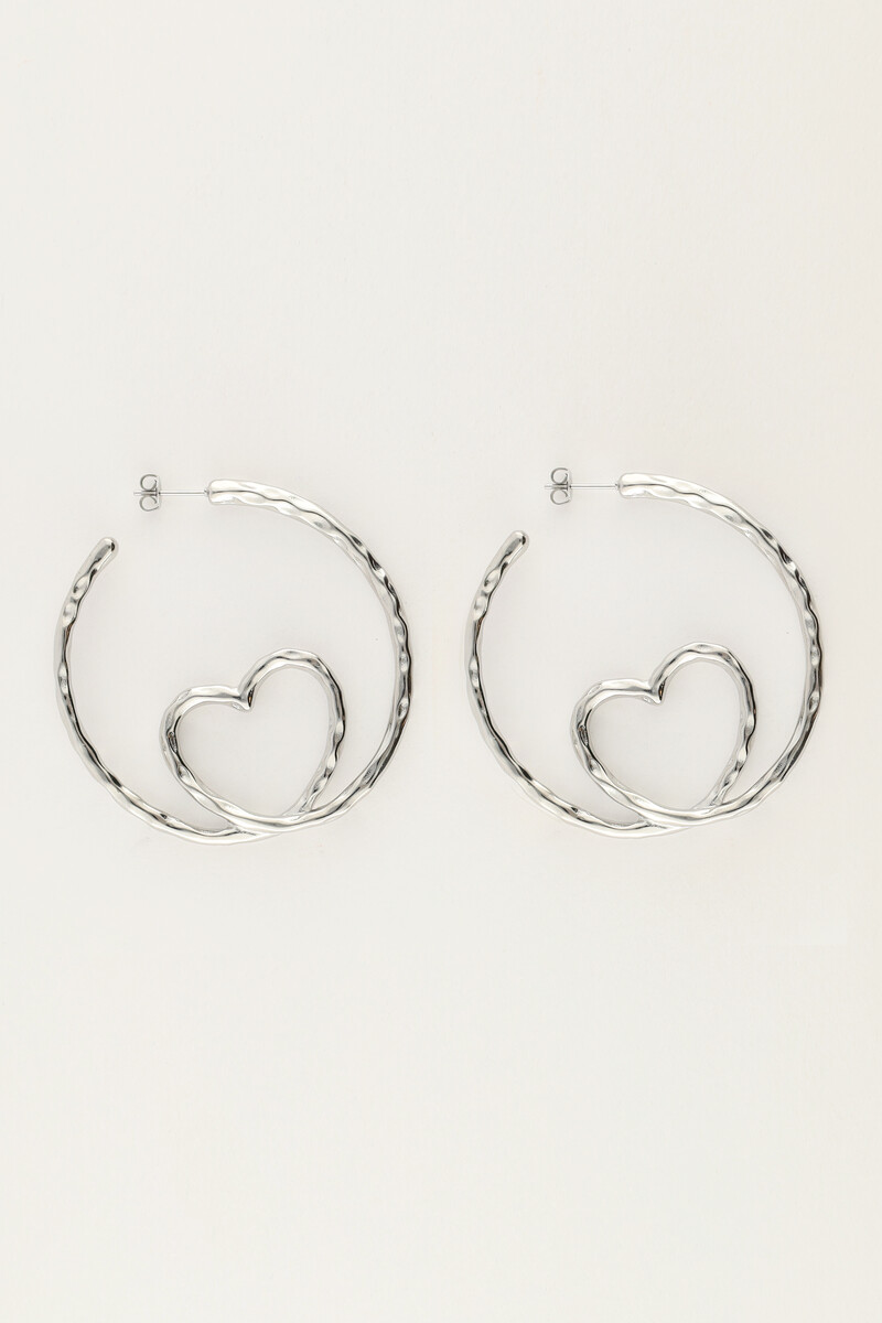 My jewellery Statement oorringen met hart