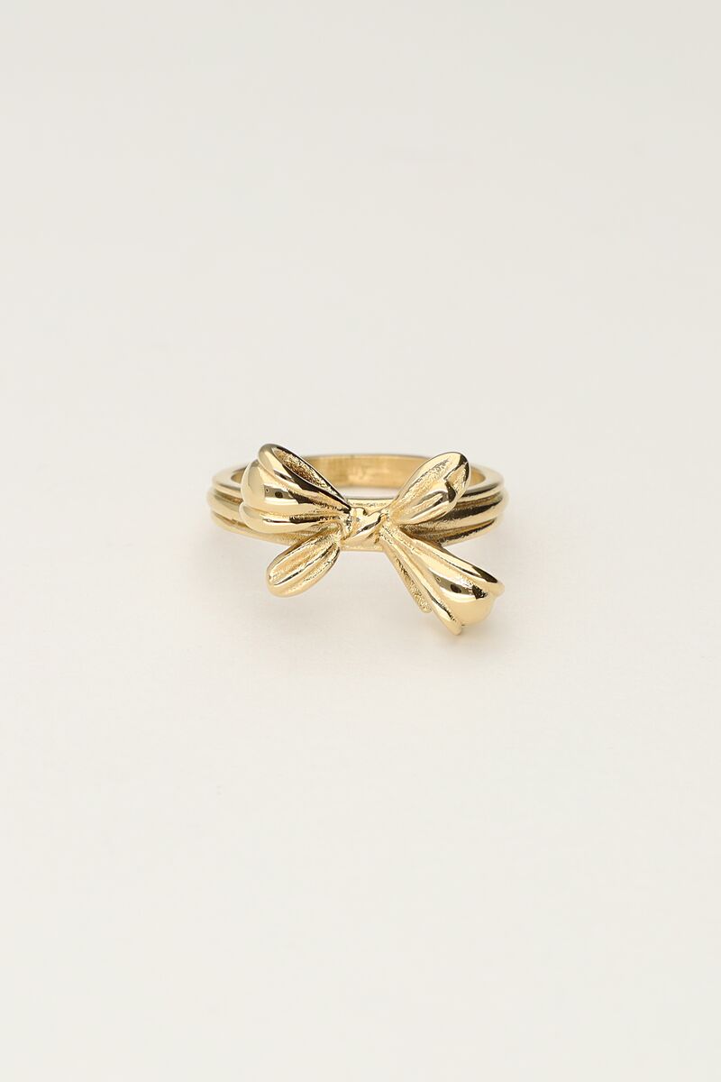 Statement ring met strik