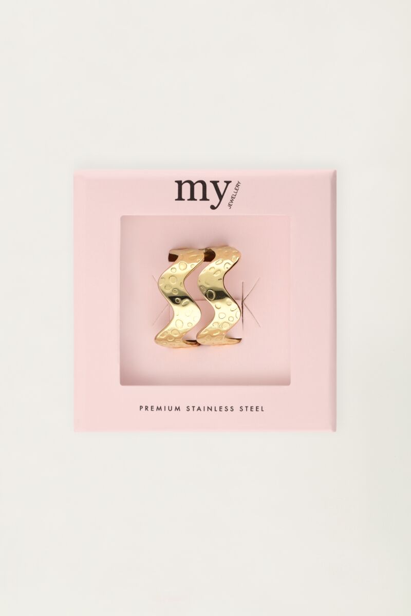 Statement ring with double wave | My Jewellery