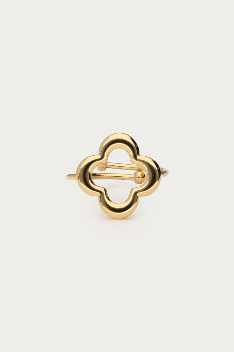 Bold statement ring klaver medium