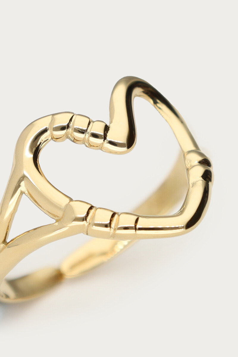Statement ring with open heart | My Jewellery