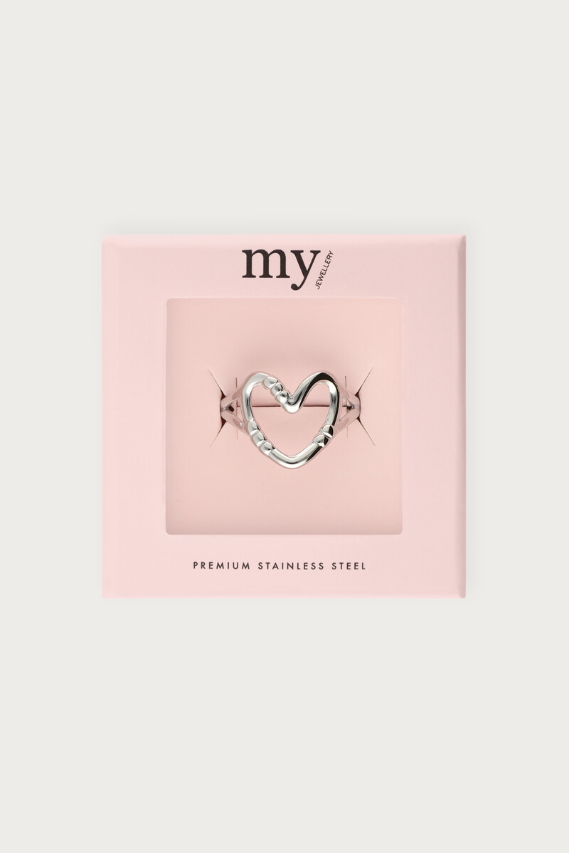Statement ring with open heart | My Jewellery