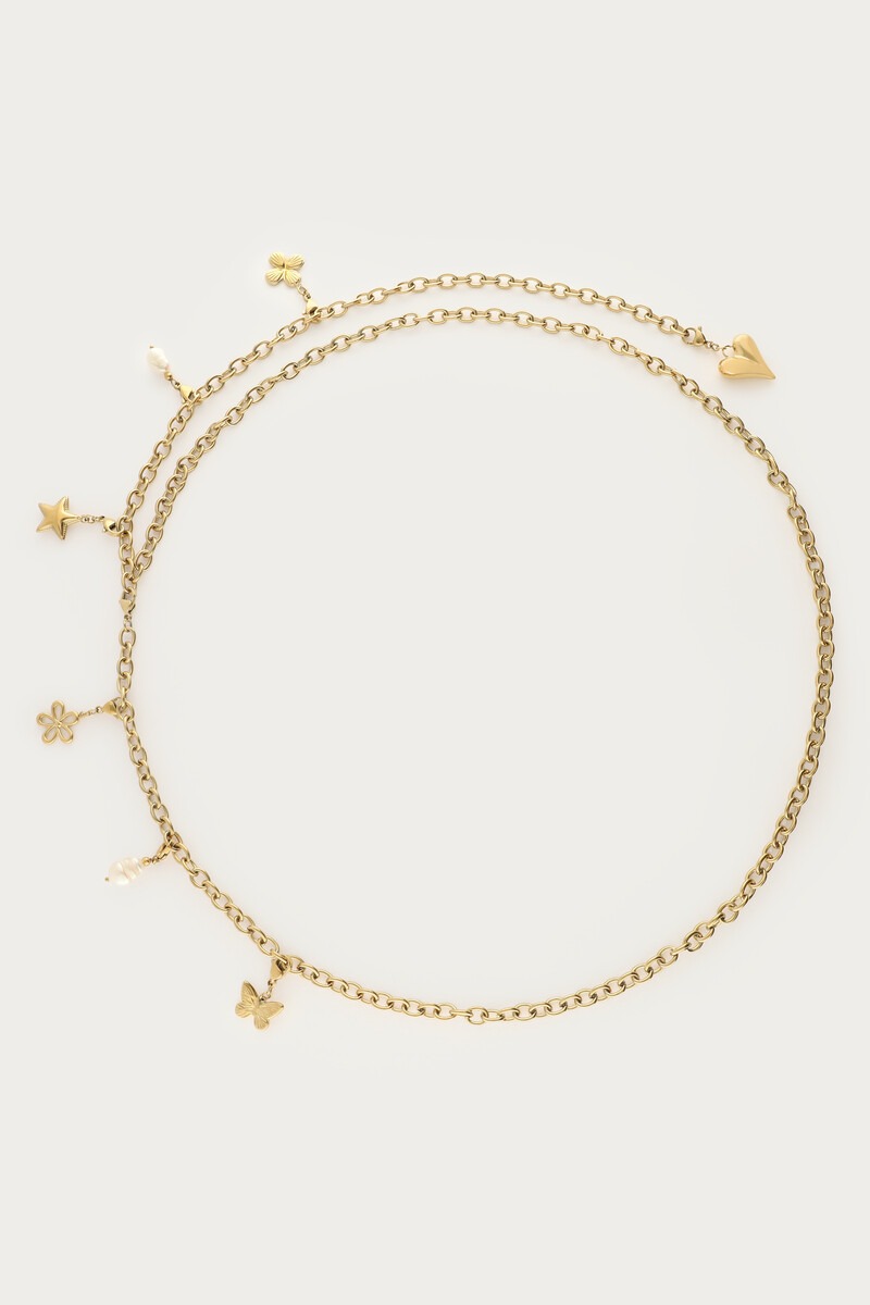 Statement belly chain met bedels
