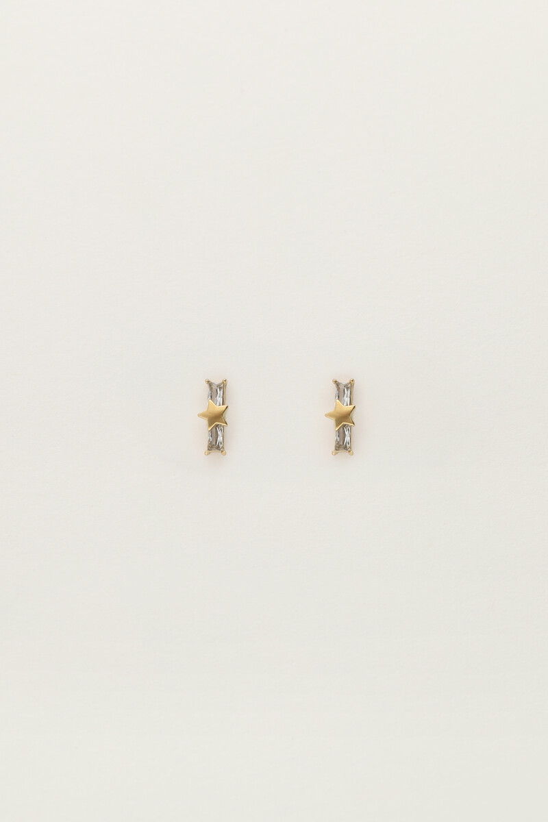 Studs ster met strass