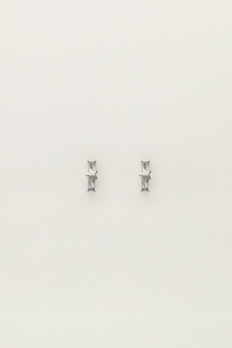 My jewellery Studs ster met strass