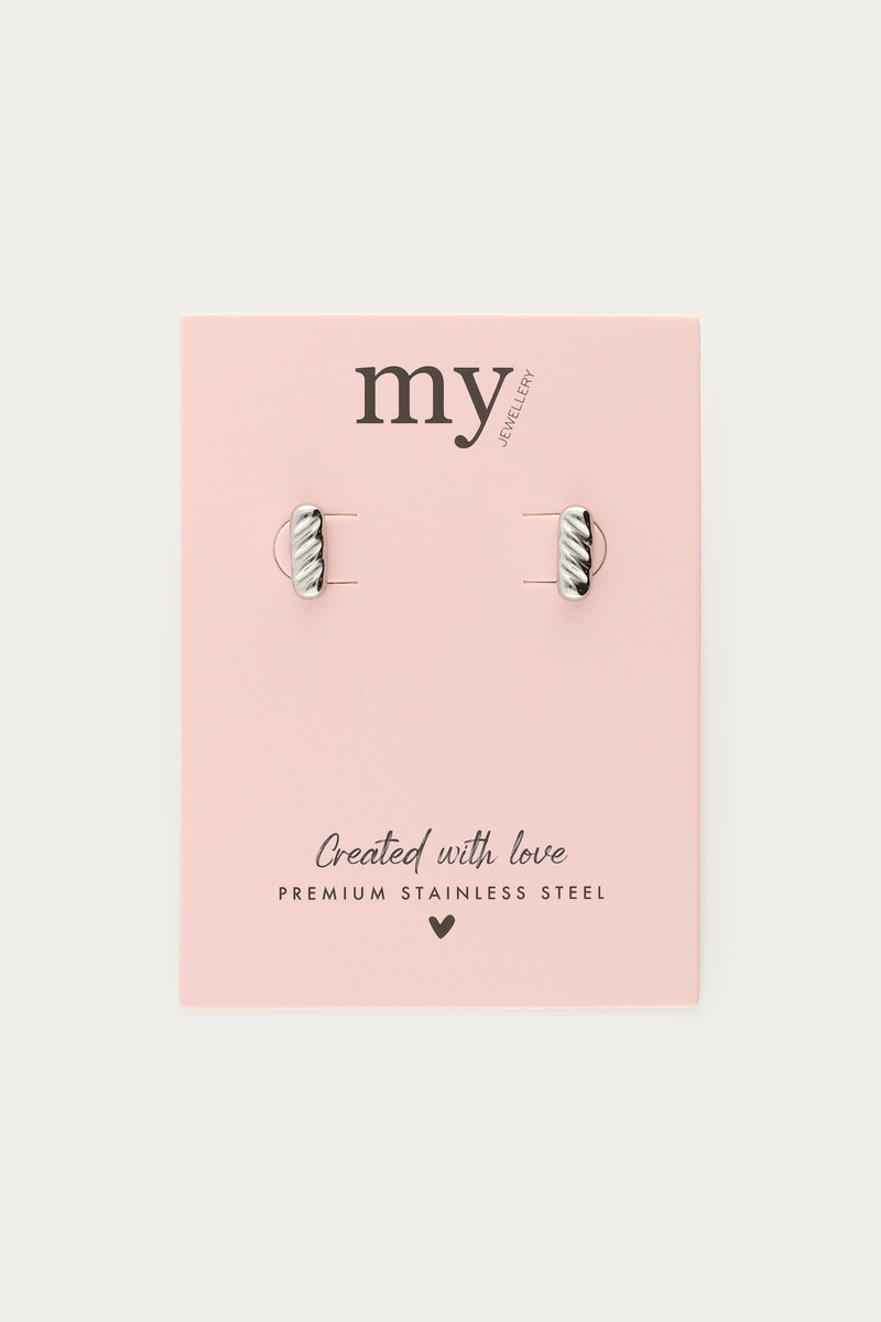 Studs with baguette | My Jewellery