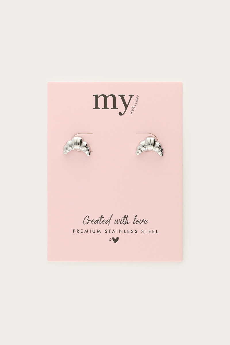 Studs with croissant | My Jewellery