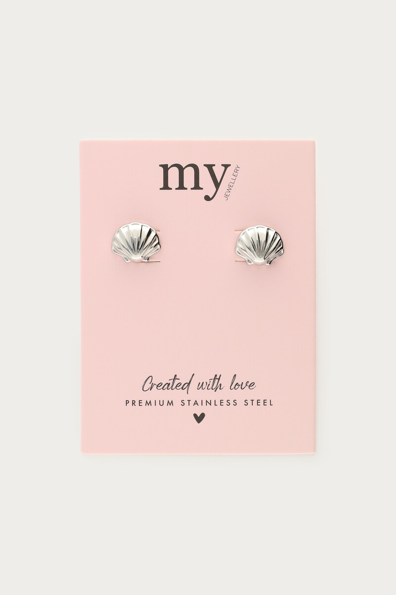 Studs with medium shell | My Jewellery