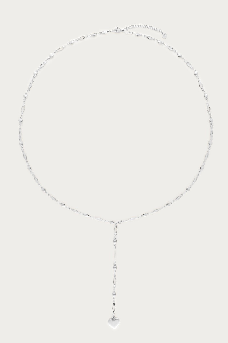 Sunrocks long y-necklace with hearts | My Jewellery