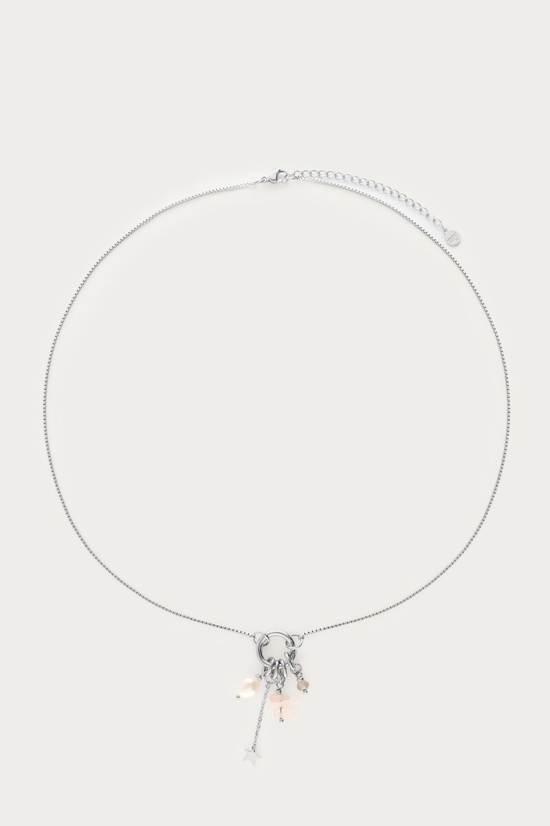 Sunrocks necklace with star and natural pearl | My Jewellery