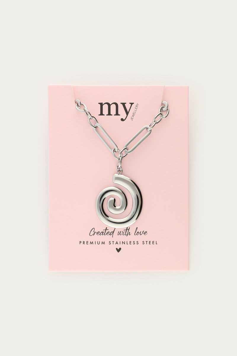 Sunrocks flat shell link necklace | My Jewellery