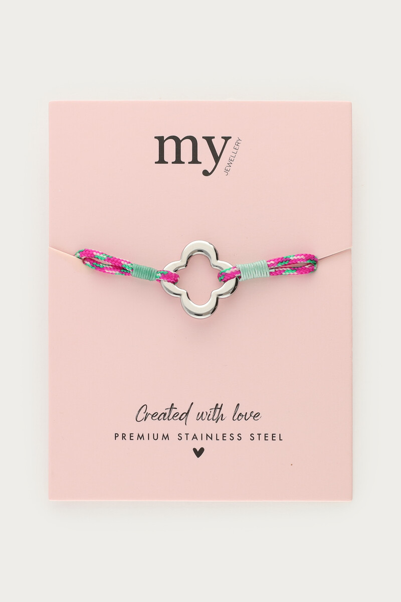 Sunrocks rope bracelet clover | My Jewellery