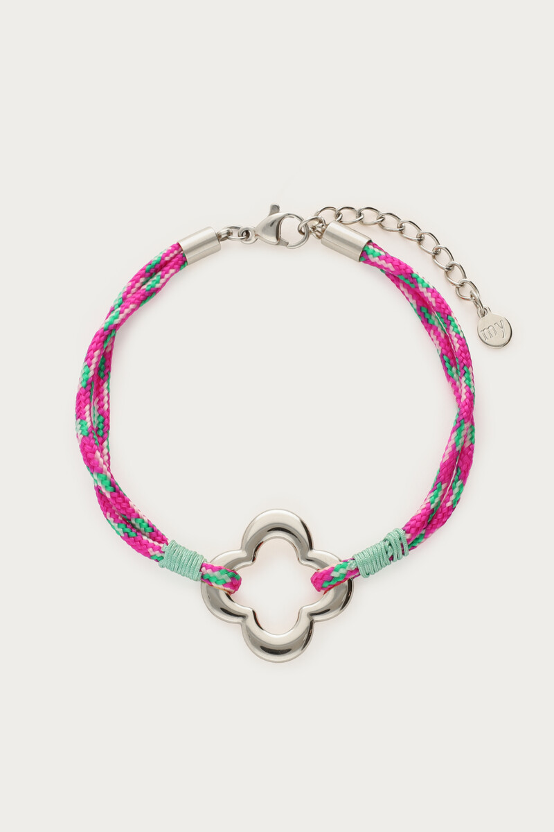 Sunrocks rope bracelet clover 
