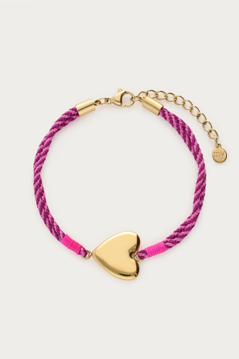 Sunrocks rope bracelet heart