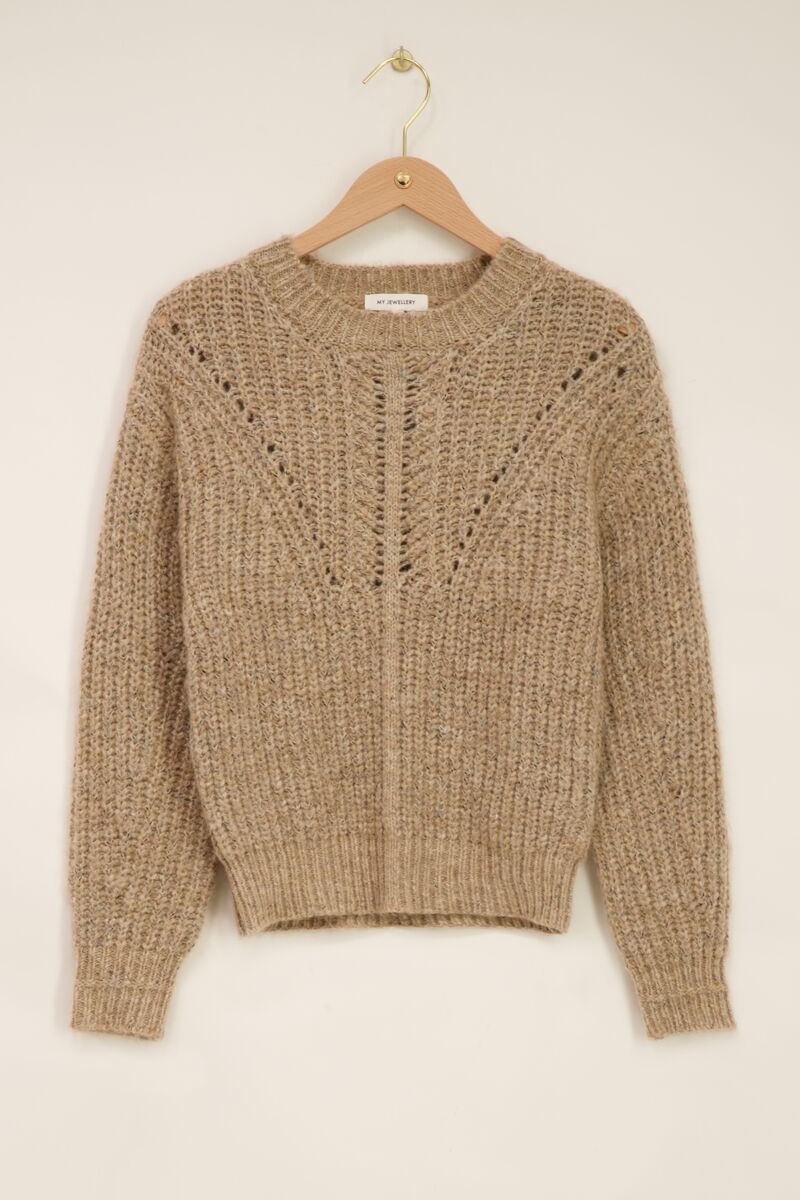 Pull en maille ajourée | - My jewellery - Modalova