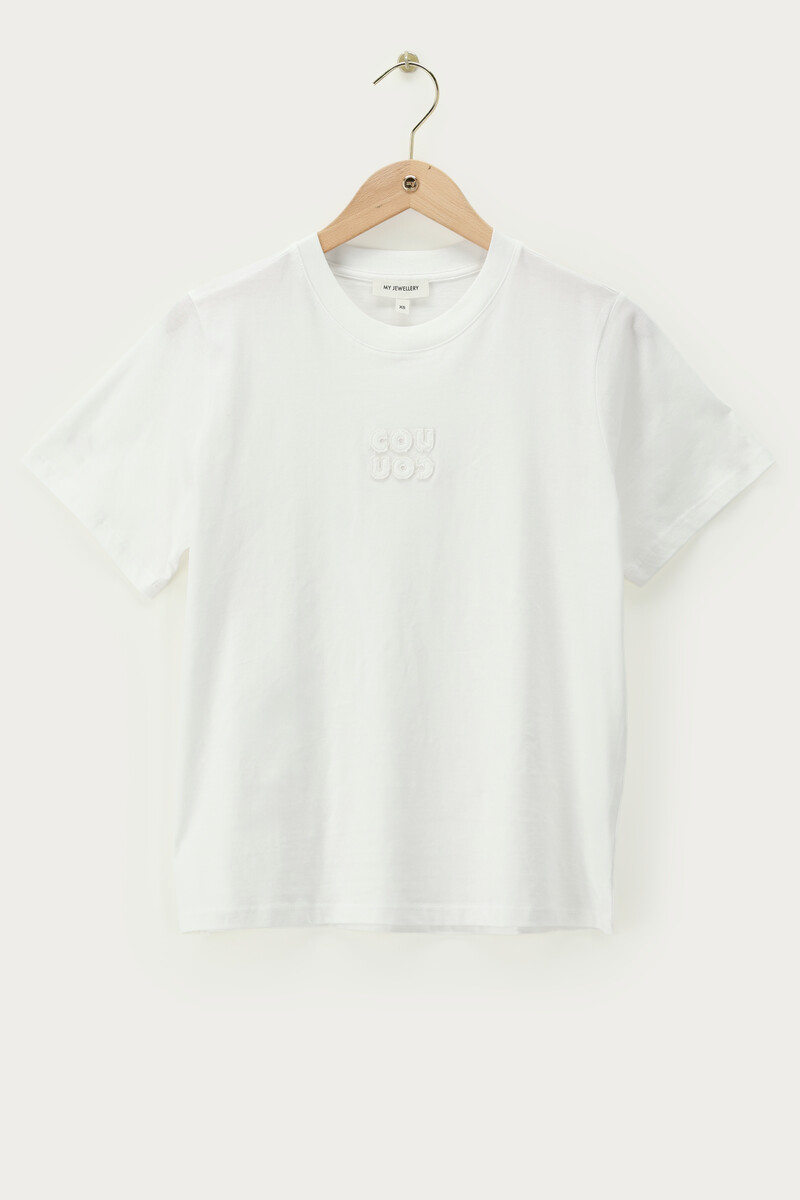 White T-shirt "Cou Cou" | My Jewellery