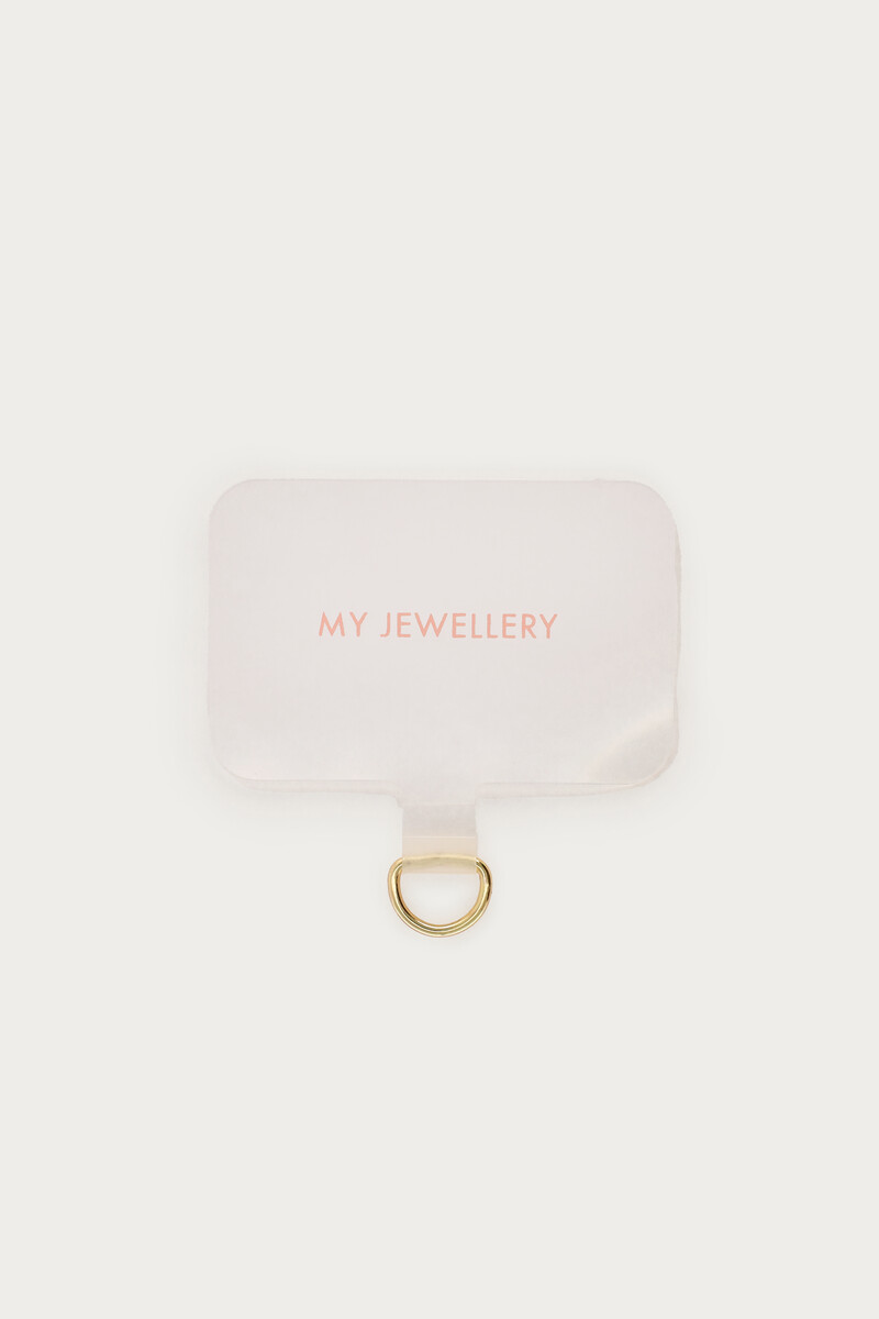 My jewellery Transparante Telefoonkoord Bevestiging