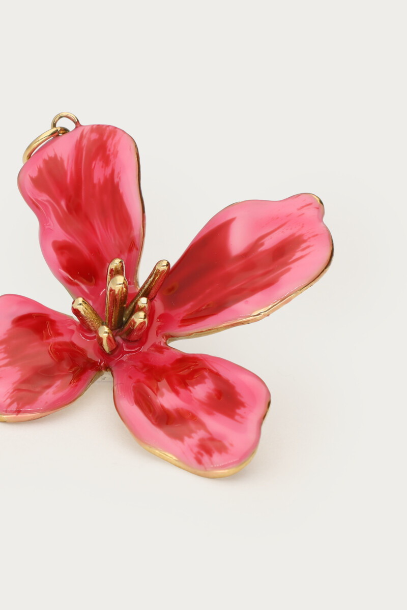 Tropical charm with pink statement flower | My Jewellery