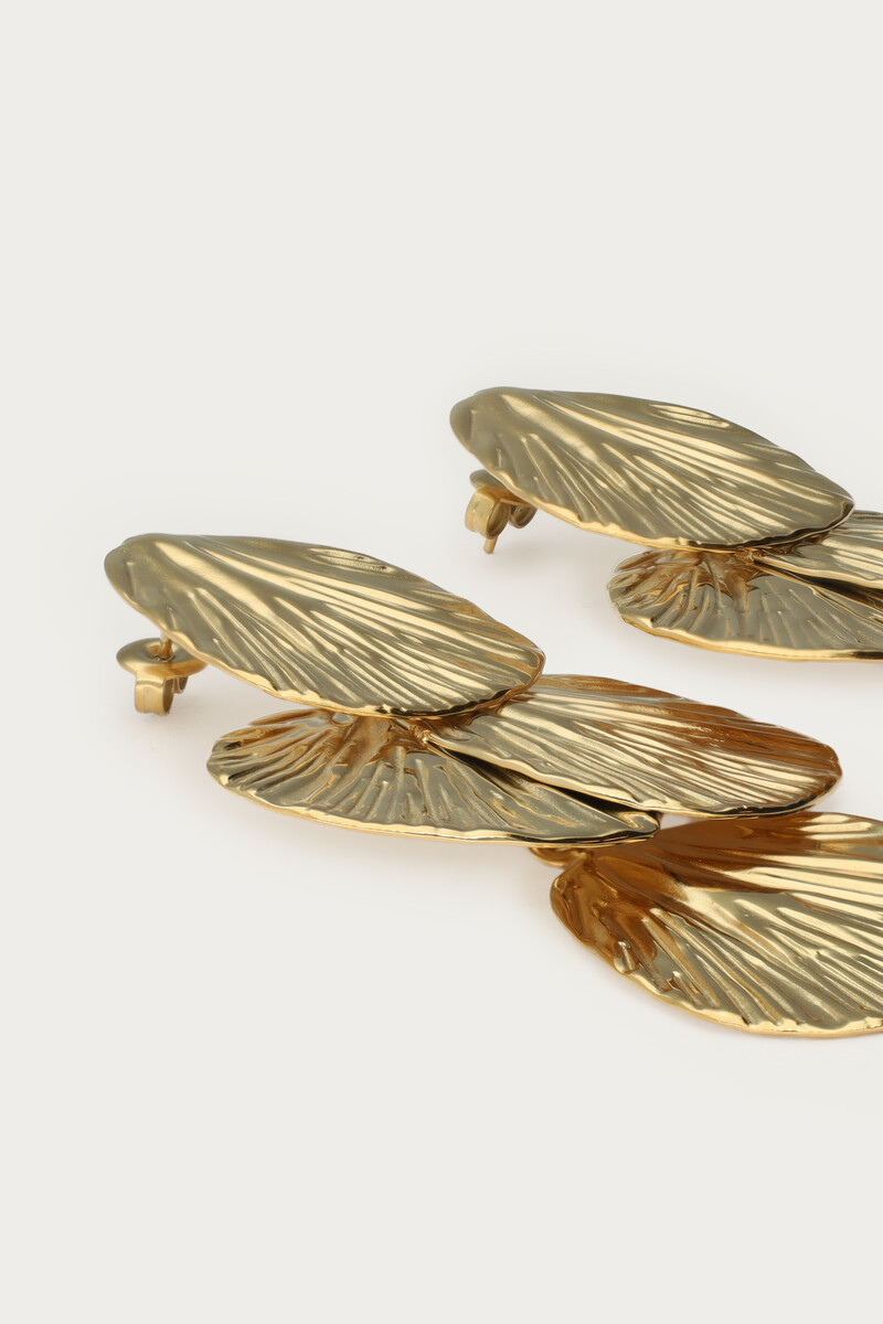 Tropical drop earrings with four shells | My Jewellery