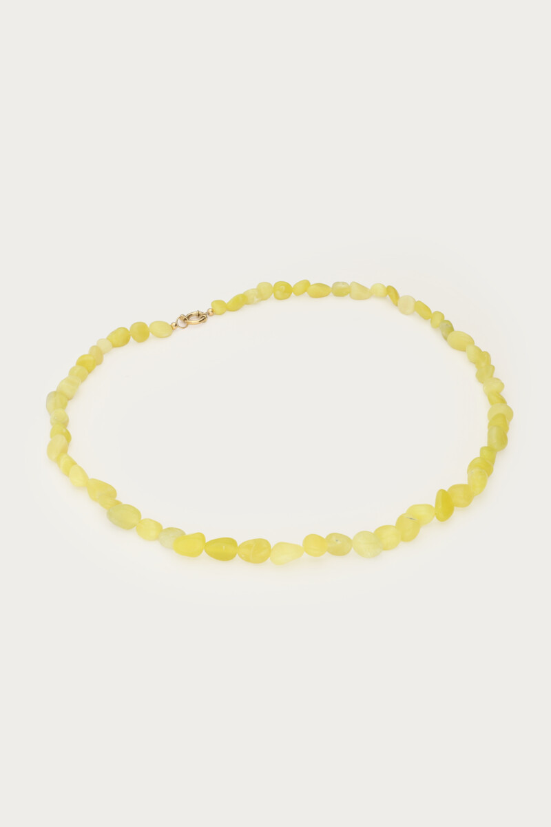 Tropical green beaded necklace | My Jewellery