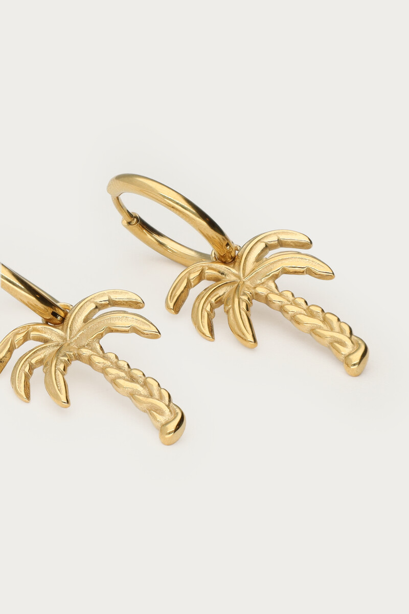 Tropical Creolen mit Palmen