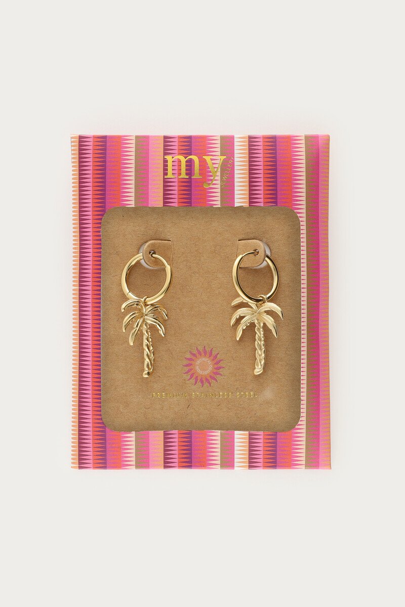 Tropical Creolen mit Palmen