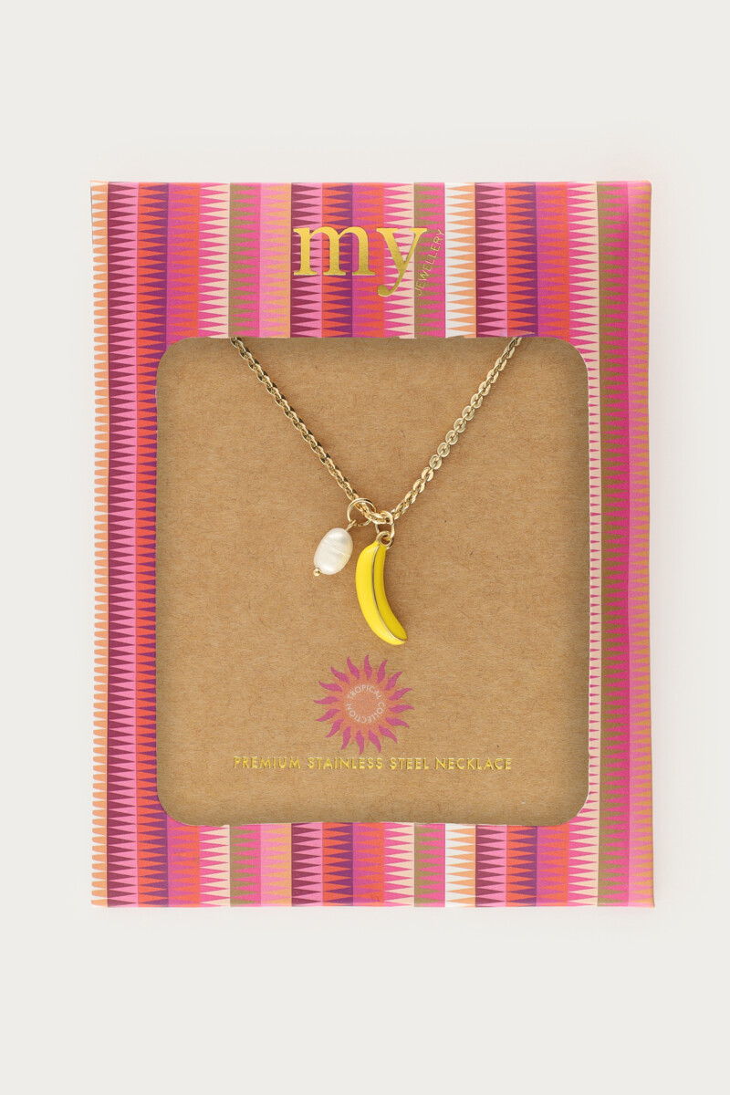 Tropical necklace with banana | My Jewellery